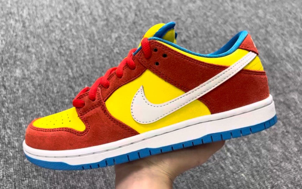 dunk low 辛普森!bq6817-602!尺码36-47.5!业内知名纯原大厂出品!