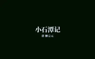 Download Video: 【模拟恐怖】小石潭记