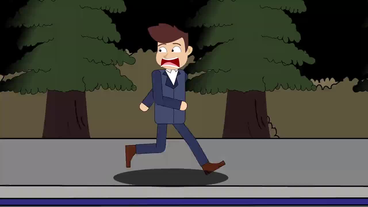 搞笑动漫,叔叔下班走夜路回家,遇到了一些奇怪的事_哔哩哔哩_bilibili