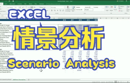 [图]情景分析 Excel 金融建模