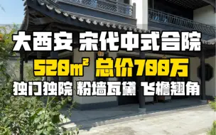 Download Video: 宋代中式合院 520㎡总价700万，独门独院。