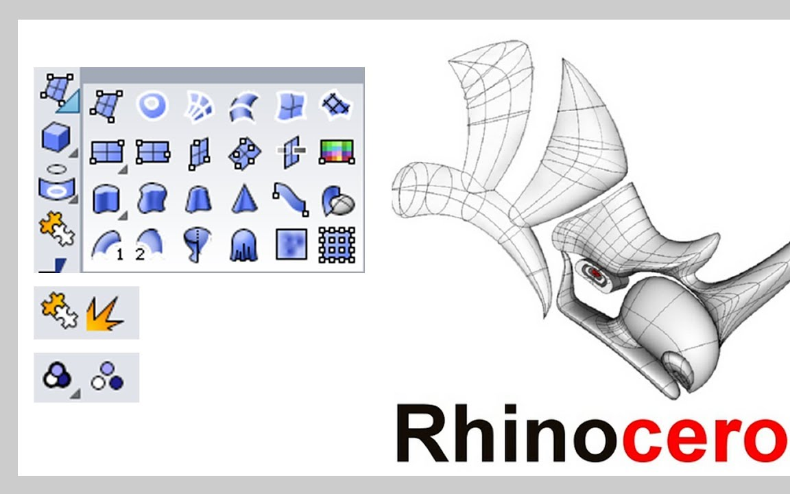 Rhino tutorial软件教学 07 补面,连接,炸开和群组哔哩哔哩bilibili