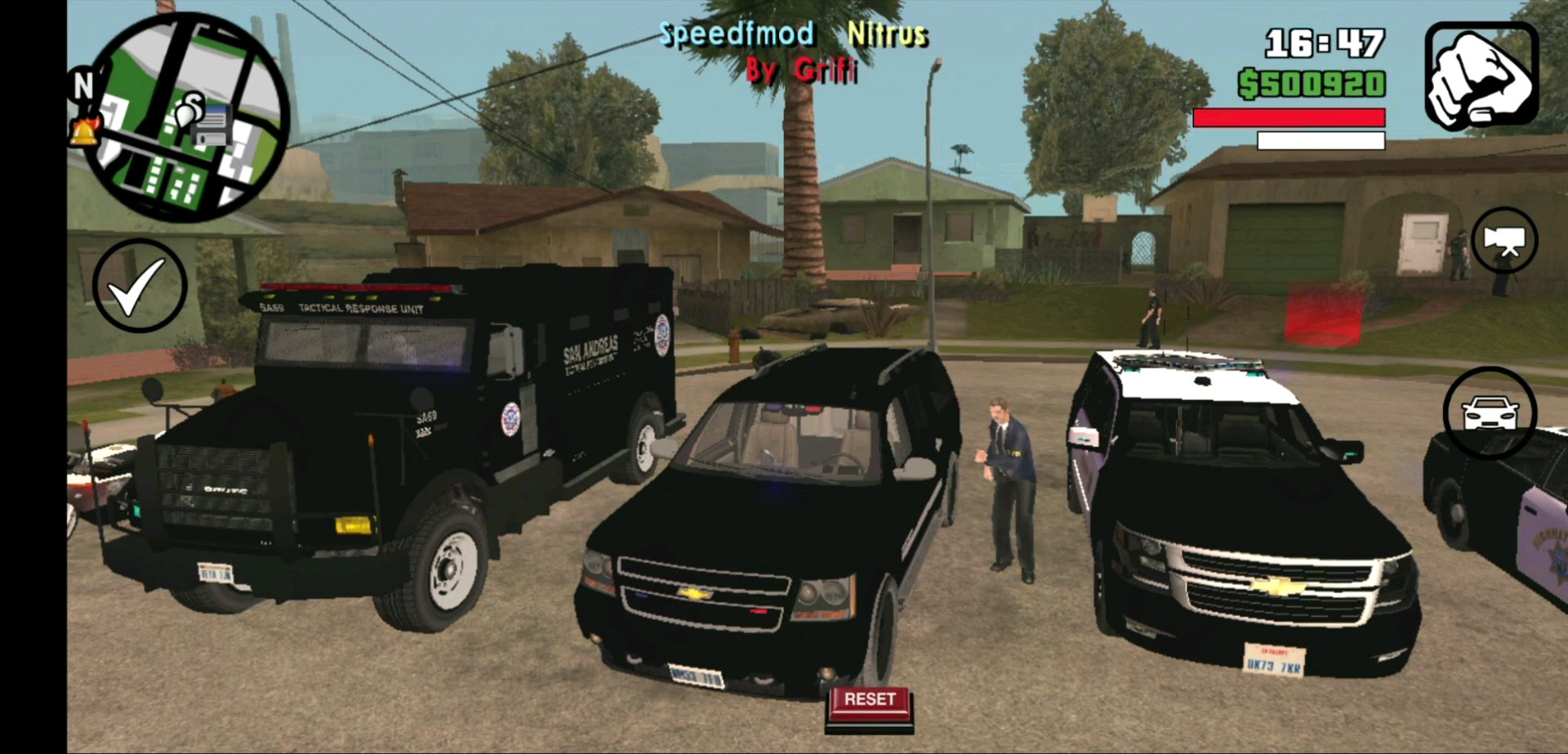 圣安地列斯—la系列执法单位载具以及人物mod展示