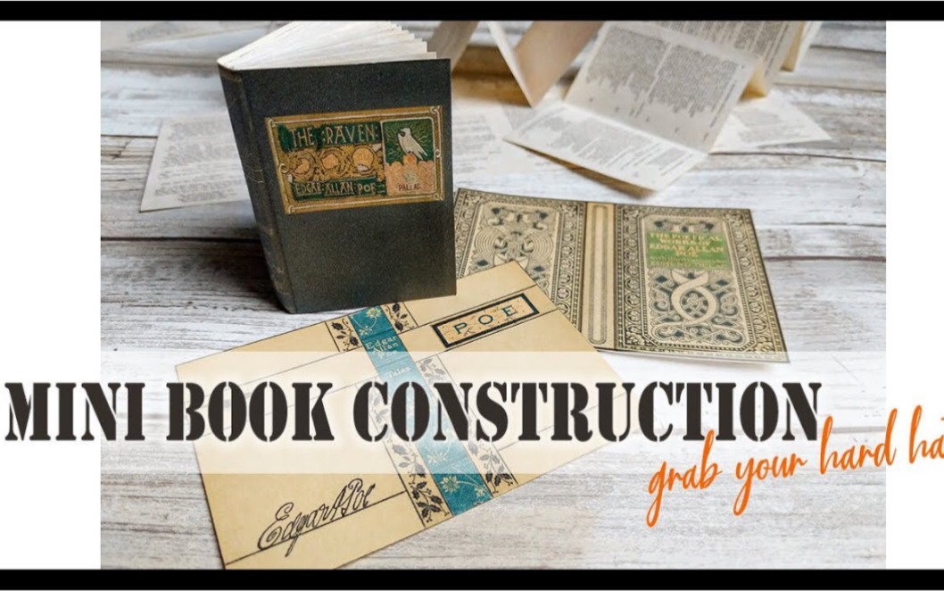 【Mini Book】NIK大神最新迷你书制作教程|Mini Book Construction  grab your hard hats!哔哩哔哩bilibili