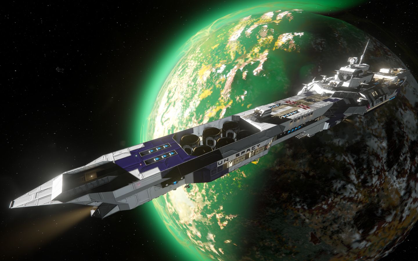 [怀园的日常] 太空工程师 轻巡洋舰 幸运号 发布 cc-7t u.n.