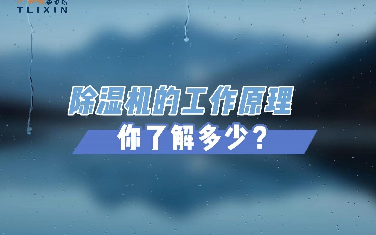 除湿机的工作原理是什么?泰力信工业除湿专家为您详解!哔哩哔哩bilibili