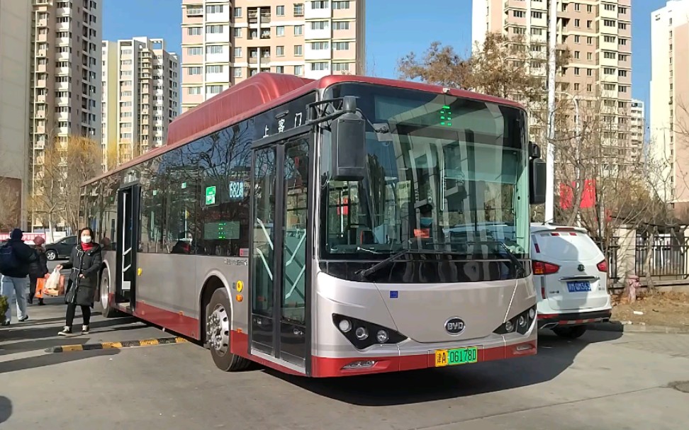 天津公交682路byd6122b2ev1全程行驶实录甩双港北华润公园