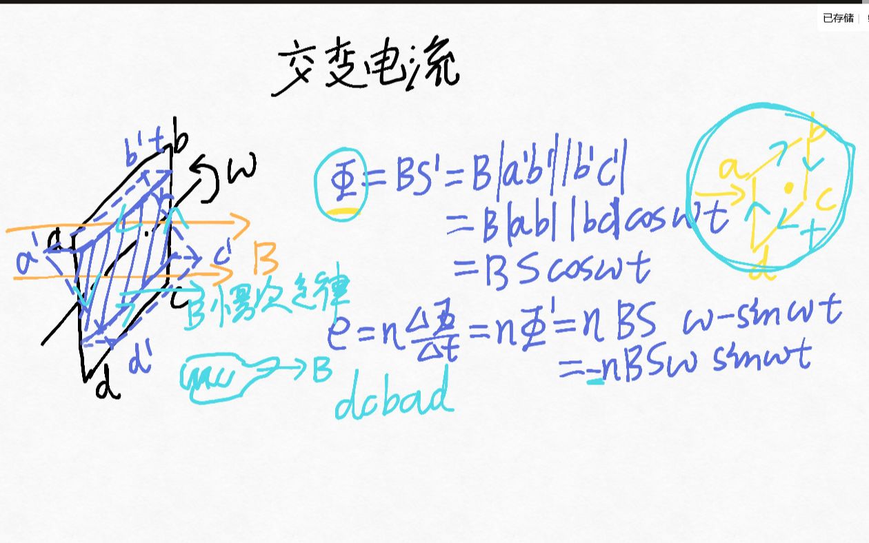 【高中物理】交变电流 感应电动势 瞬时表达式哔哩哔哩bilibili