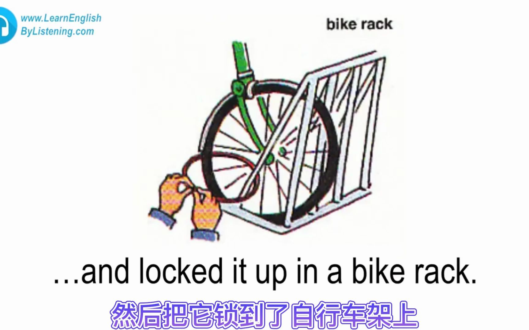 [图]E19 Riding a bicycle（中英）