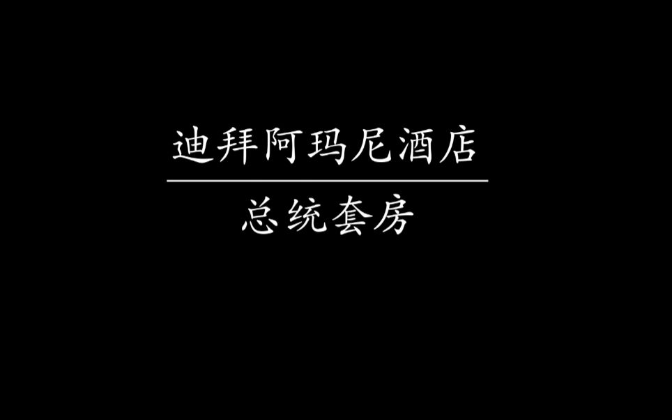 阿玛尼总统套房哔哩哔哩bilibili