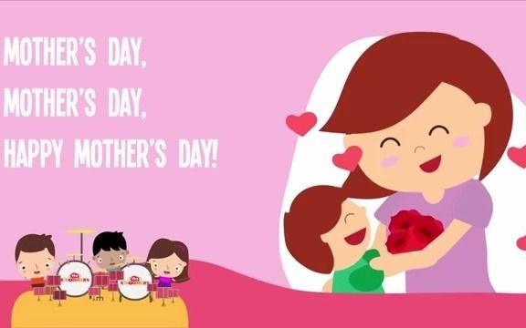 [图]Happy Mother_s Day - Kids Song - Song Lyrics Video-母亲节歌曲