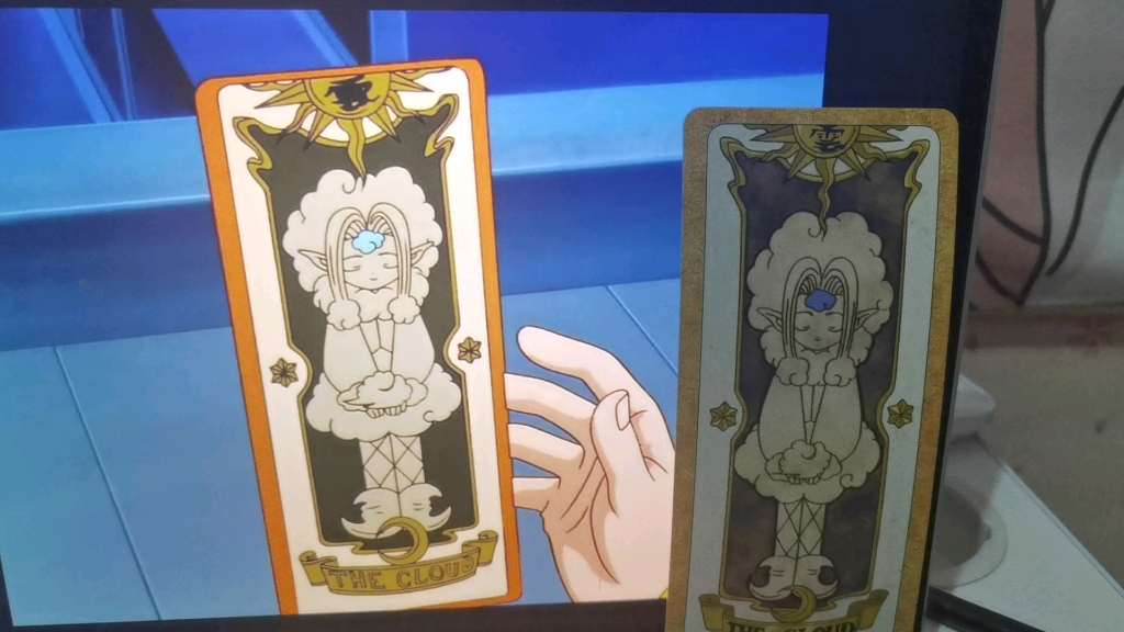 百变小樱卡牌对应游戏:第39张出现的牌是云