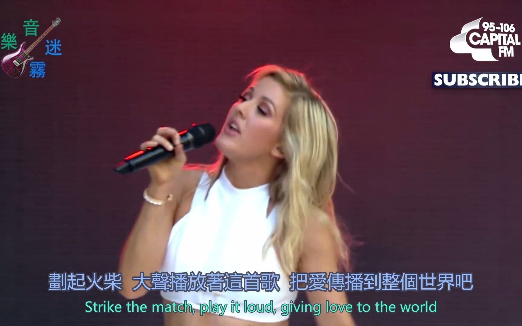 Burn(燃烧)Ellie Goulding(埃利ⷥ䥰”丁 )超清字幕现场版哔哩哔哩bilibili