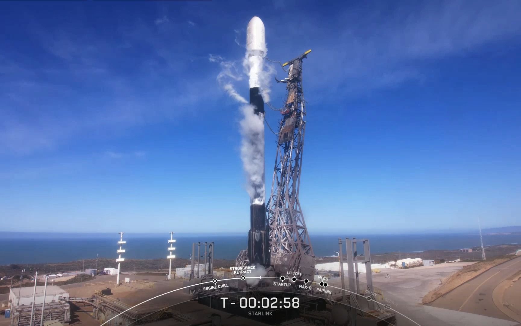 【starlink mission】spacex发射猎鹰9号运载火箭把第75批51颗星链
