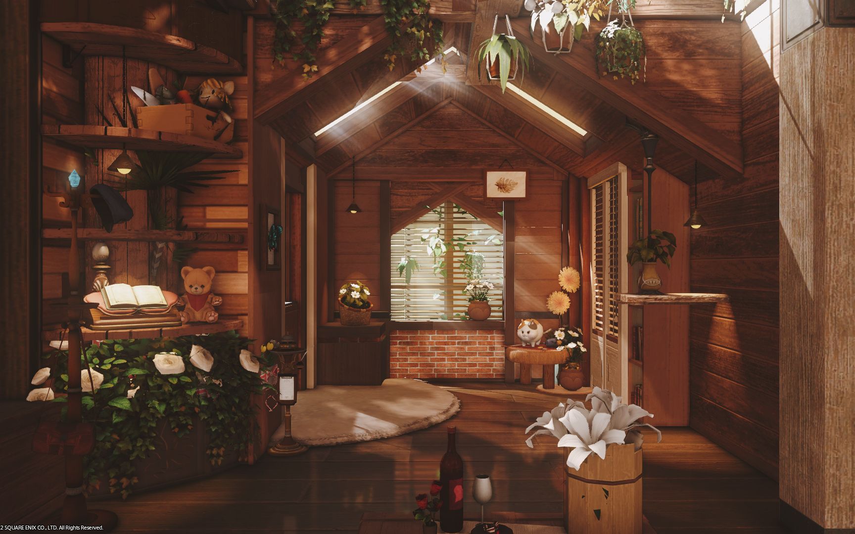 【ff14装修】森林居家小屋-m房装修