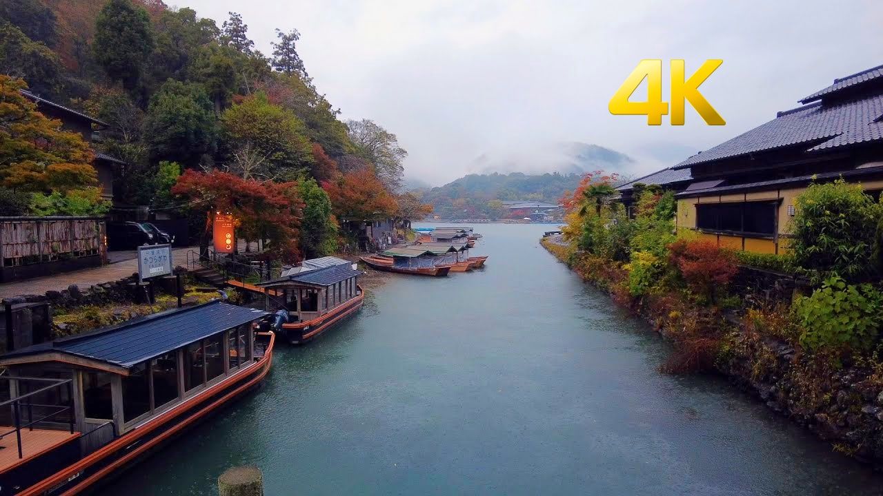 【4K】放松解压:日本京都岚山秋雨漫步,ASMR立体声真实雨天氛围 2023年11月17日 | 作者:Drifted Films哔哩哔哩bilibili