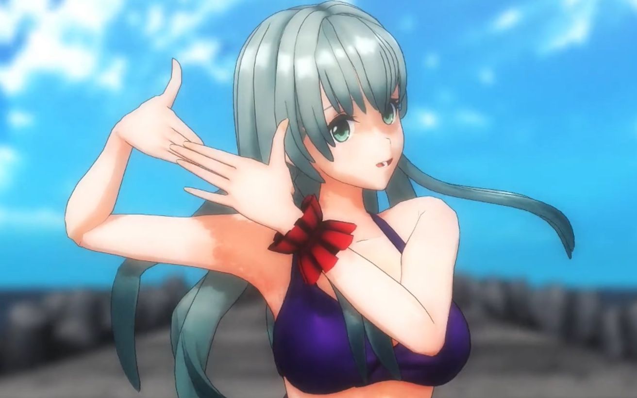 【mmd舰c】水着铃谷 拜托了darling