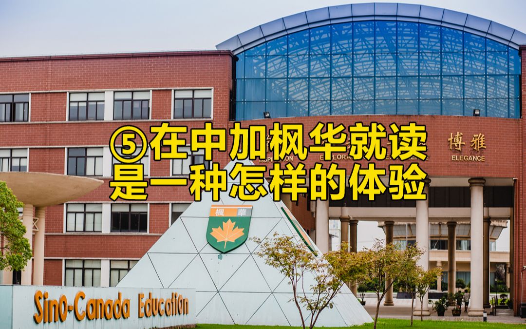 在中加枫华国际学校就读是一种怎样的体验 P5哔哩哔哩bilibili