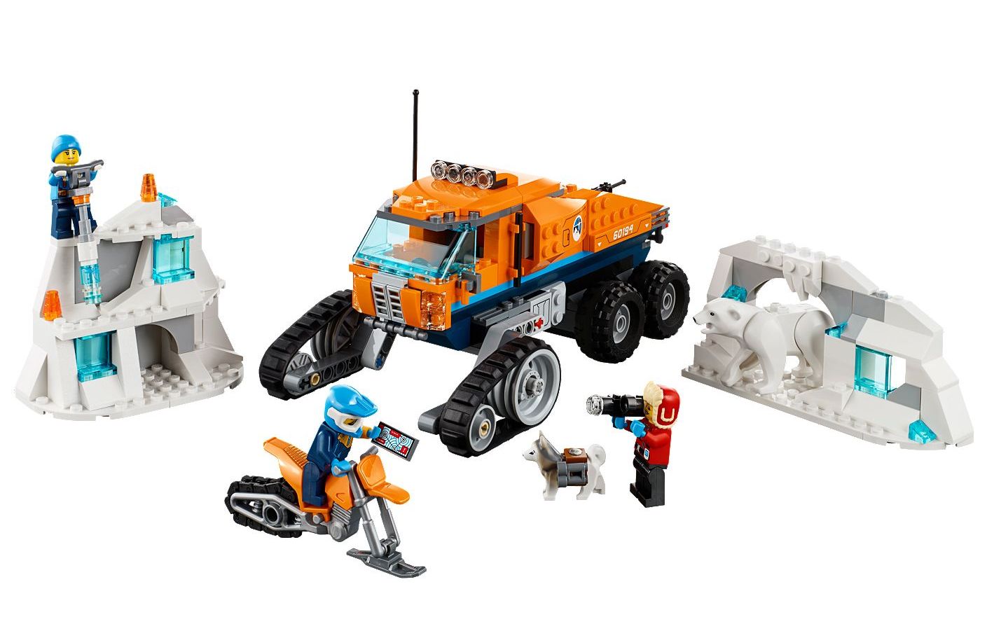 乐高 lego 60194 城市系列 极地侦察车 2018速拼评测