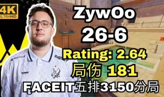 Download Video: 😮ZywOo局伤181 Rating: 2.64 (Anubis) | 2024.09.28 | CS2 POV/DEMO