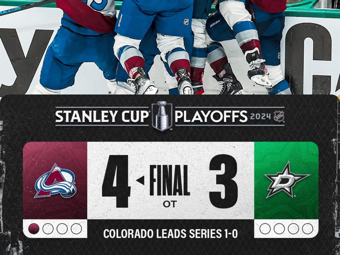 【nhl】高燃时刻:科罗拉多雪崩全队发威 三球落后惊天逆转达拉斯星