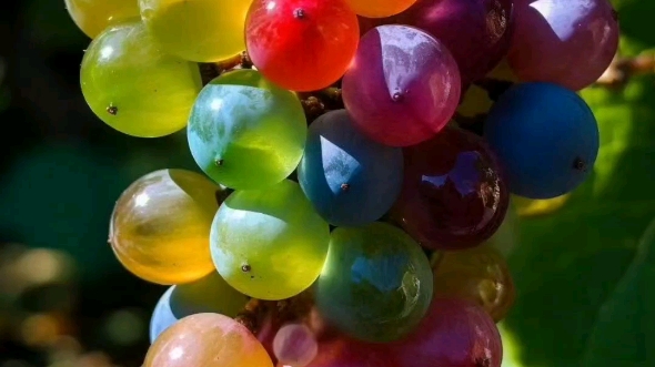 用七彩葡萄开启好运