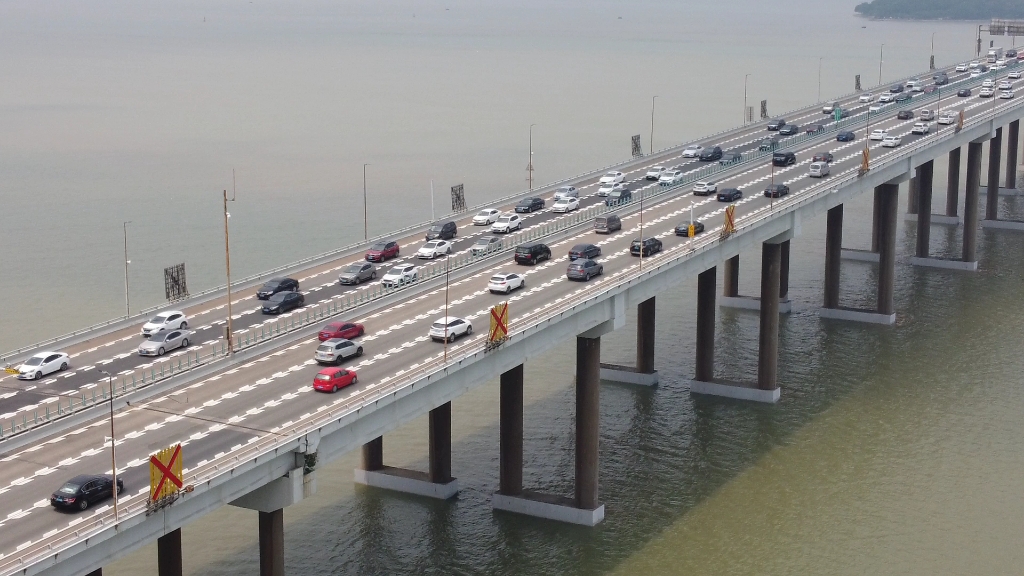 5月1号下午2点38分,广东虎门大桥现状,现现场太让人意外了_哔哩哔哩