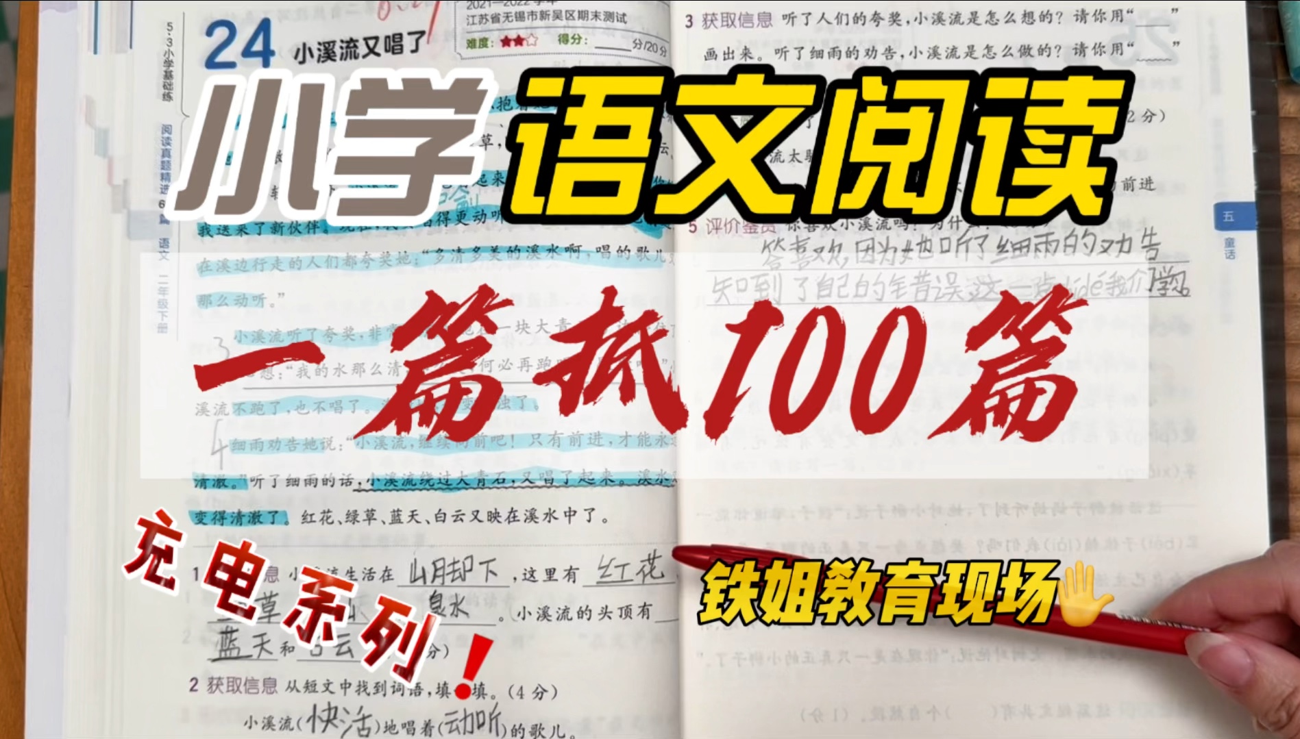 单篇阅读如何发挥最大效力?铁姐小学语文培优系列 阅读(三)【铁姐 吴小轶】哔哩哔哩bilibili