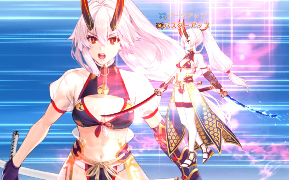 fgo巴御前sabercv金元寿子泳装模组演示