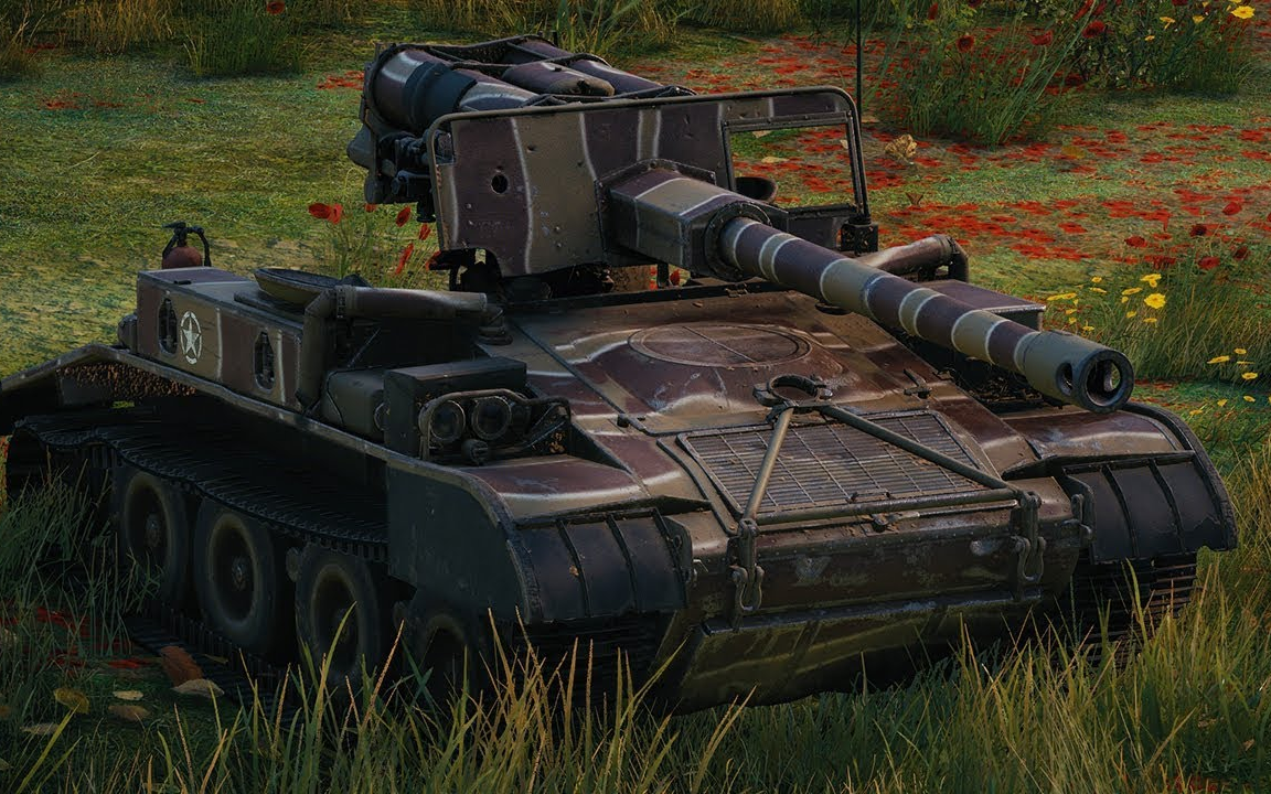 [lacho wot replays] 坦克世界 m56 蝎式 - 7杀 0.