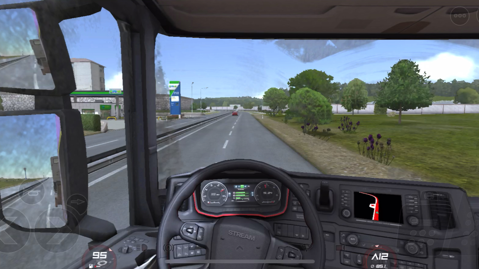 欧洲卡车司机3:scania大马力全驱车型拉火车头感觉,能明显感觉到很