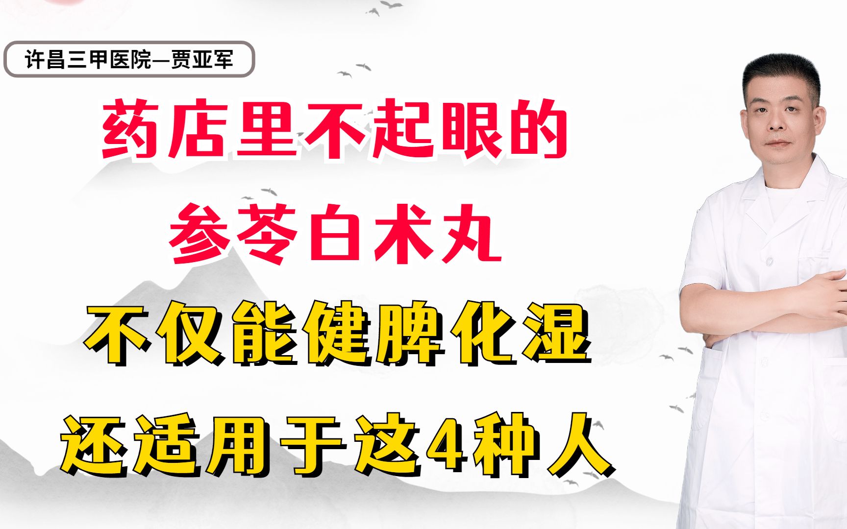 药店里不起眼的参苓白术丸,不仅能健脾化湿,还适用于这4种人哔哩哔哩bilibili