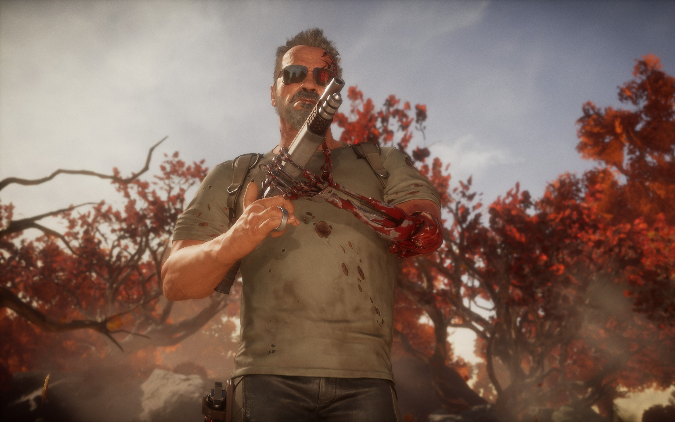 【mortal kombat 真人快打11】终结者vs小丑,反派之间的对决