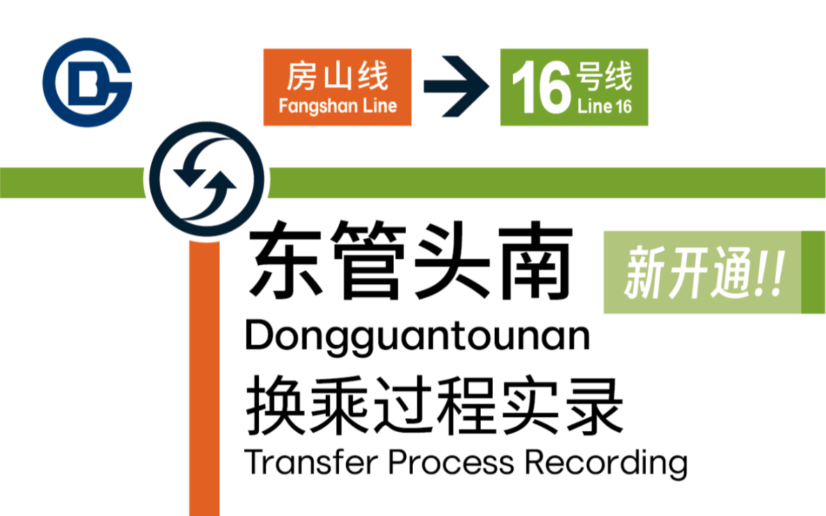 【全网首发】东管头南换乘实录房山线-16号线