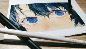 アナログイラストメイキング 透明水彩 Watercolor Painting 哔哩哔哩 つロ 干杯 Bilibili