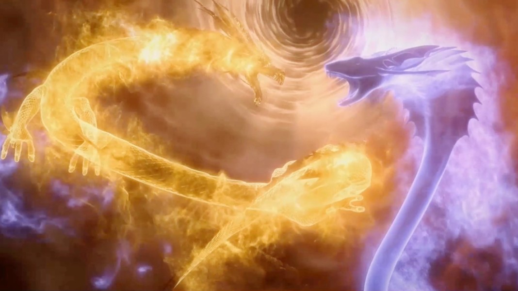 《元尊第一集》蟒雀吞龙:圣龙出世,周元气运被夺,武家蟒雀吞龙.