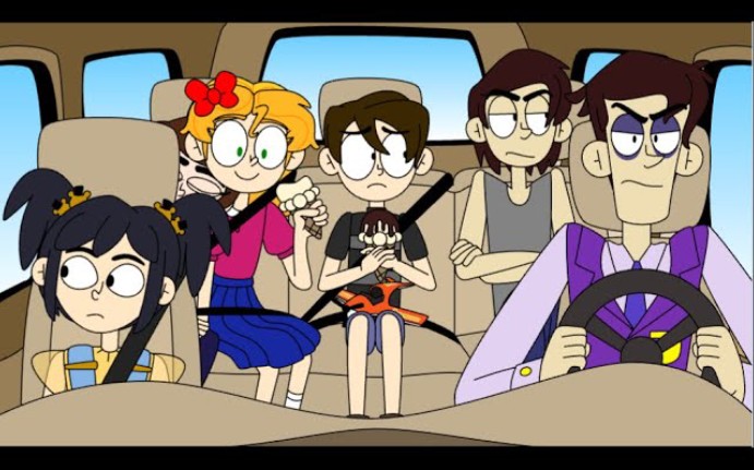 [图]william afton goes on a roadtrip•和谐友爱的自驾游出行//原作者：CattyCodes