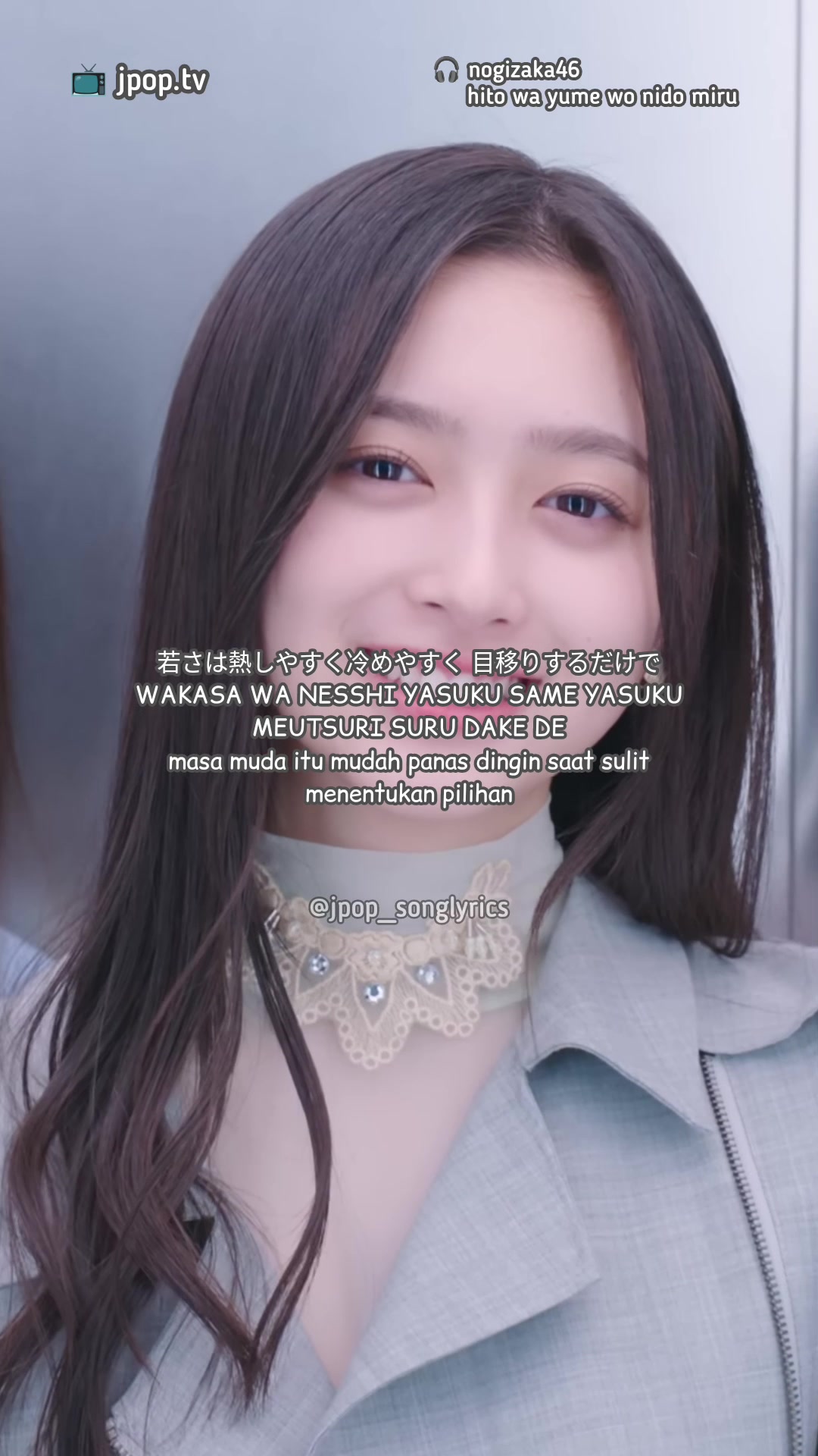 [nogizaka46 hito wa yume wo nido miru] .