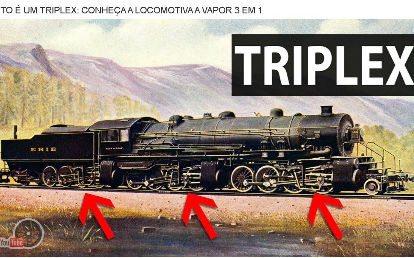 奇葩机车—六个气缸,动轮最多的伊利人号三连蒸汽机车2-8-8-8-2/4