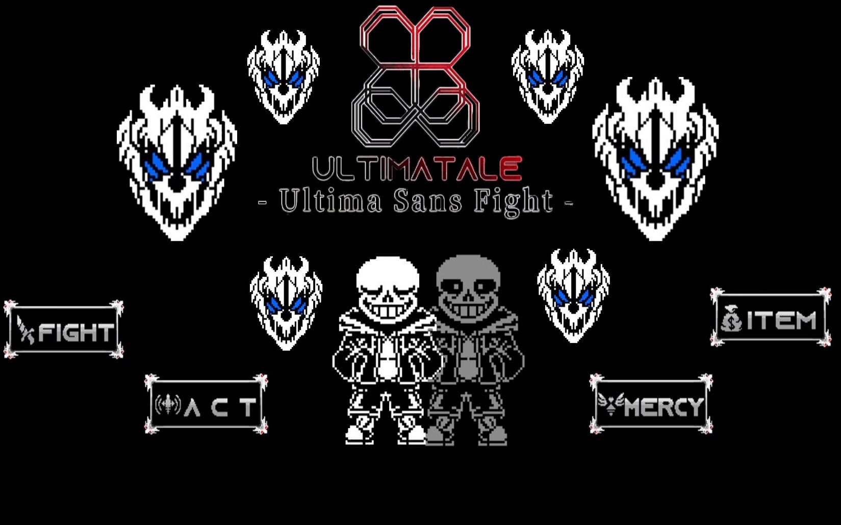 究极传说〕庄严做的究极传说sans战三药通关(外加仁慈结局)_哔哩