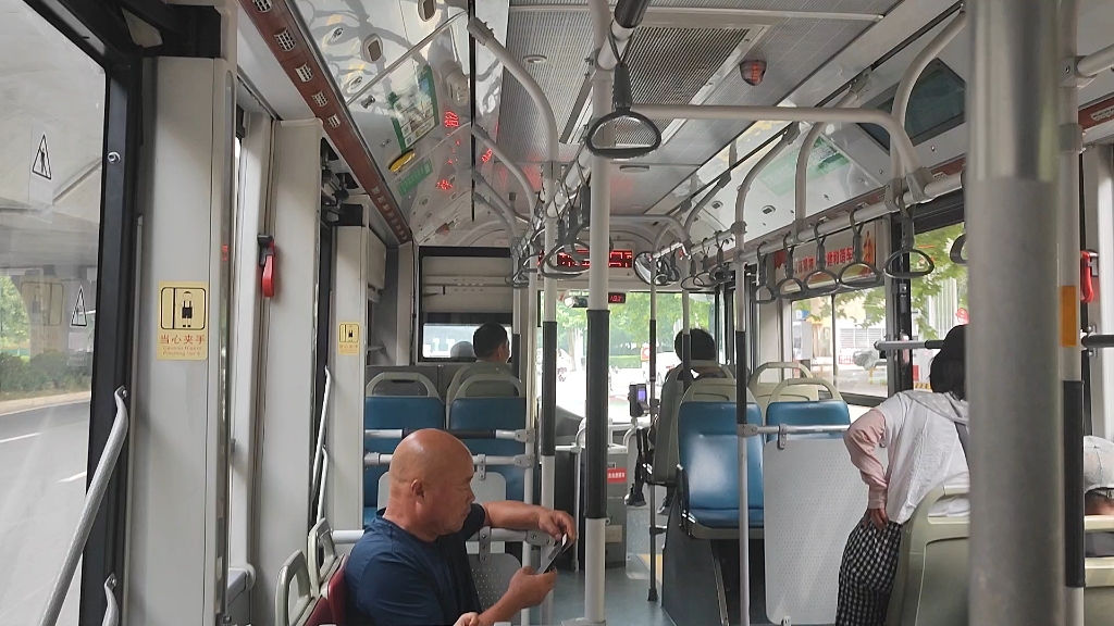 郑州公交b3路通道车运行实录