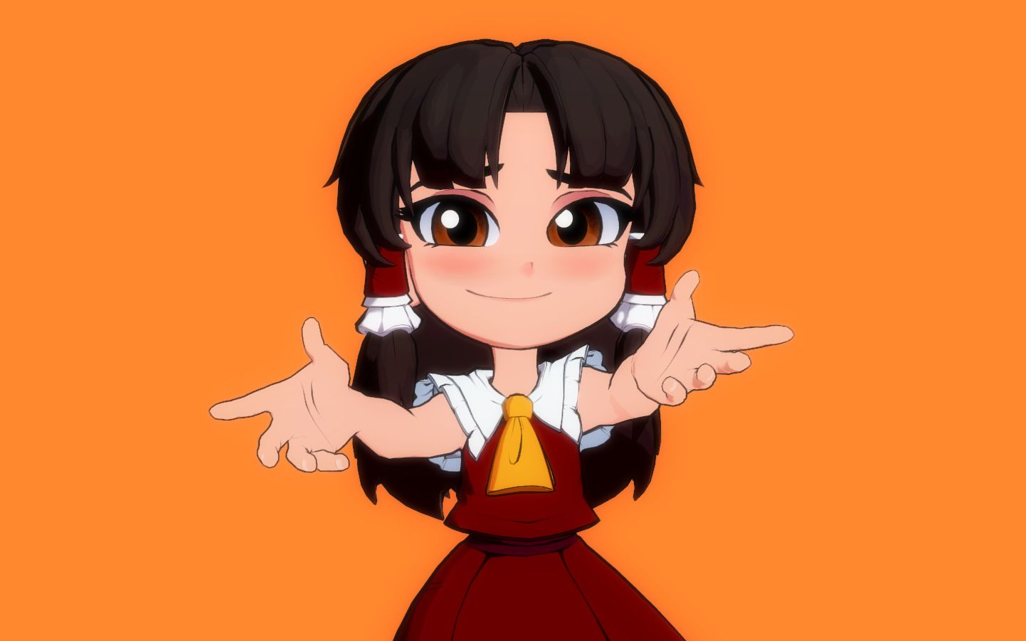 自制k了个灵梦表演动画pogchamp抱抱_哔哩哔哩_bilibili