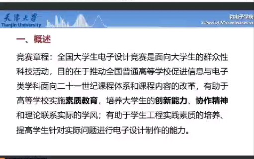 《全国电子设计大赛介绍》天津大学 刘开华哔哩哔哩bilibili