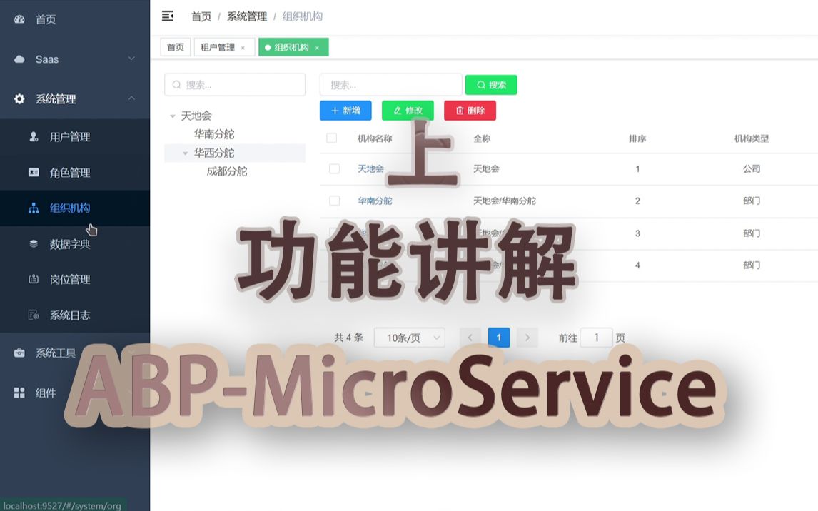 【ABPMicroService】功能讲解  上(C#/.Net Core/abp vNext/微服务/全栈/.Net架构/vue开发/Blazor实战)哔哩哔哩bilibili