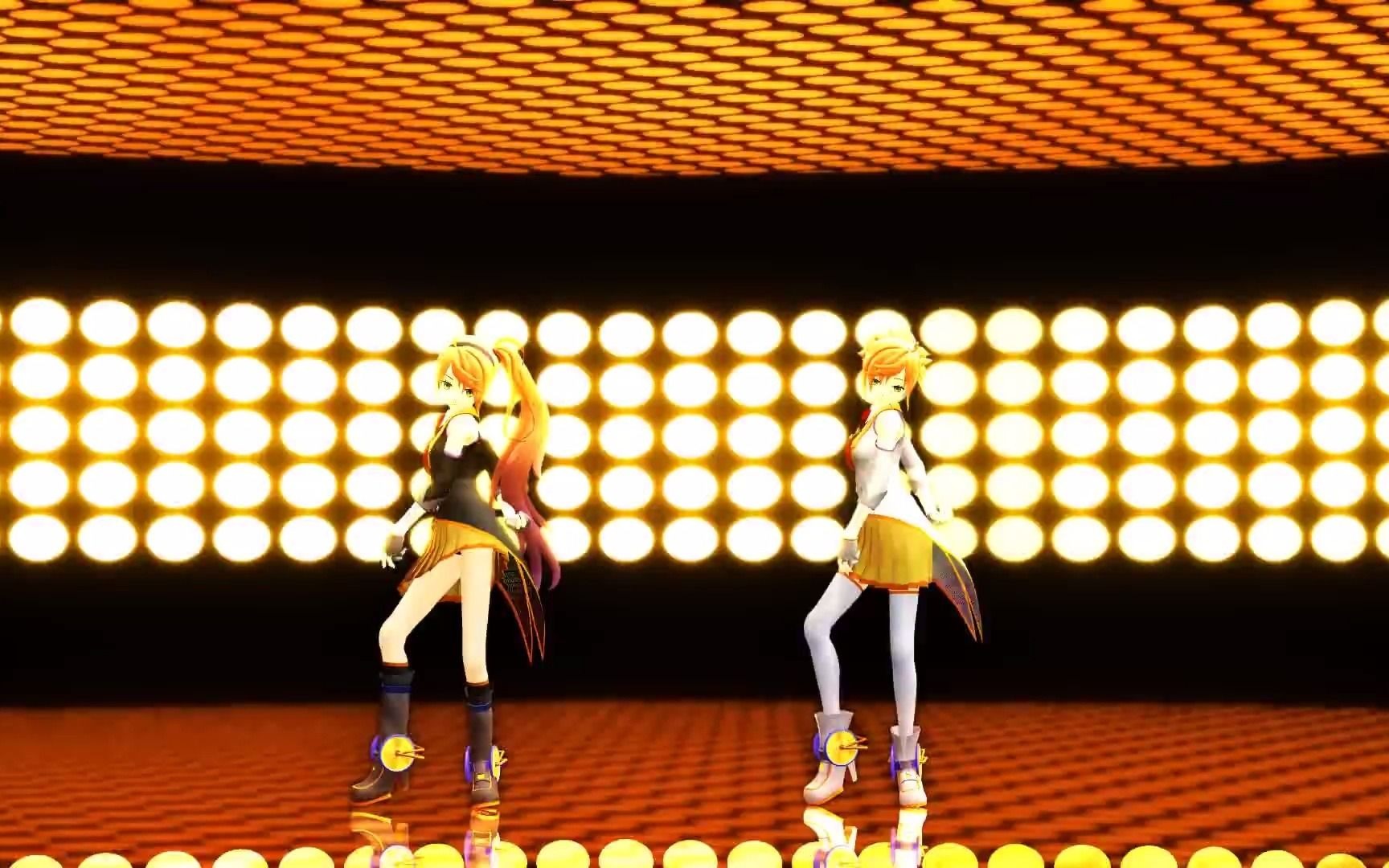 【v家mmd】双子歌姬杏音鸟音的glide_哔哩哔哩 (゜-゜)つロ 干杯