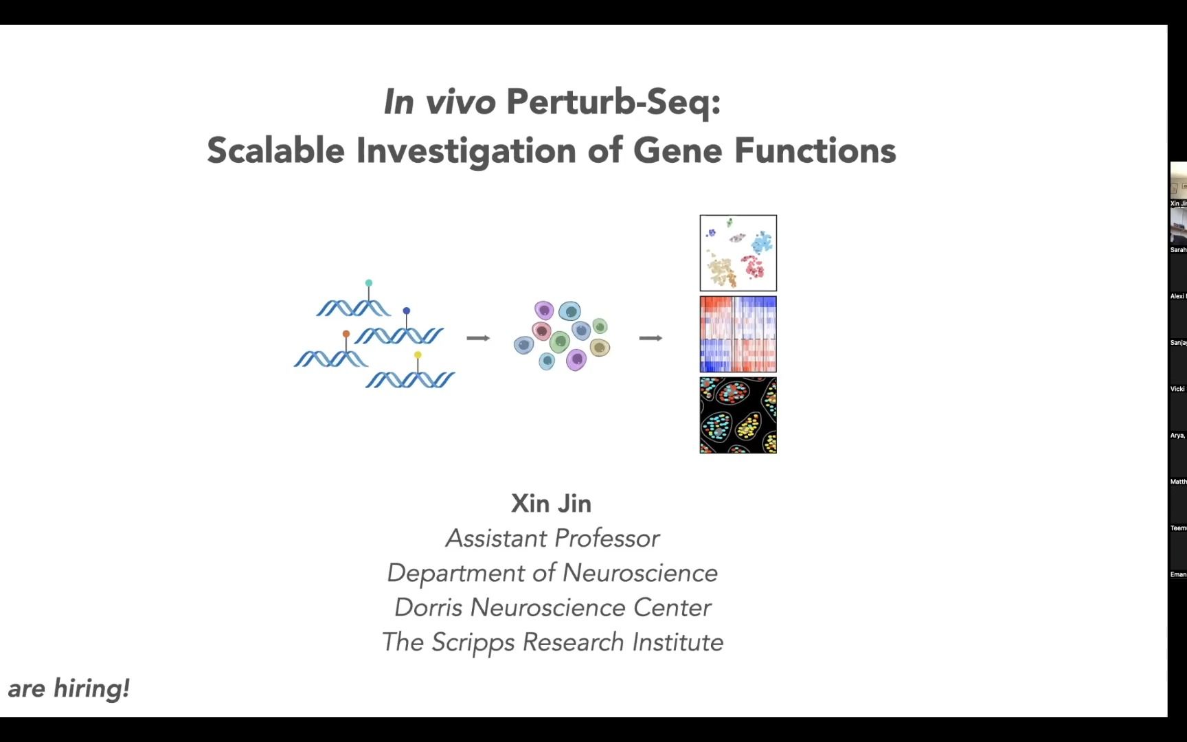 [图]科研讲座In vivo Perturb-seq: scaled investigation of gene functions in the brain