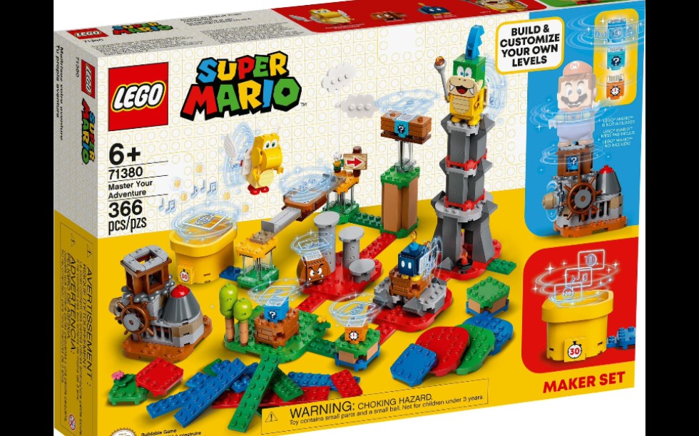 乐高 超级马里奥 71380 定制冒险专属套装 速组评测