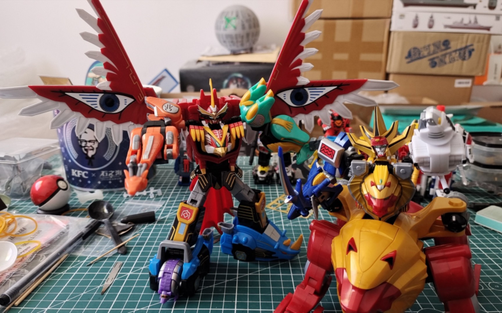 万代 bandai smp 系列食玩 超级战队 百兽战队牙吠连者 百獣戦队ガオ