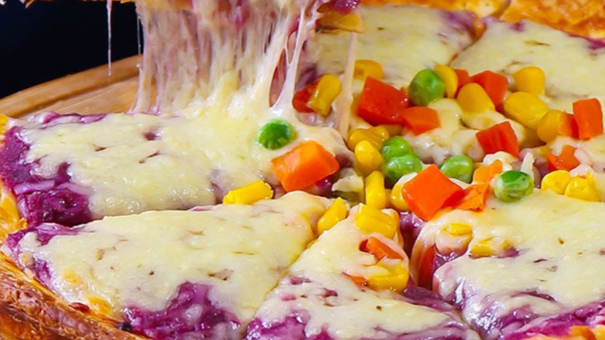 紫薯披萨紫薯披萨