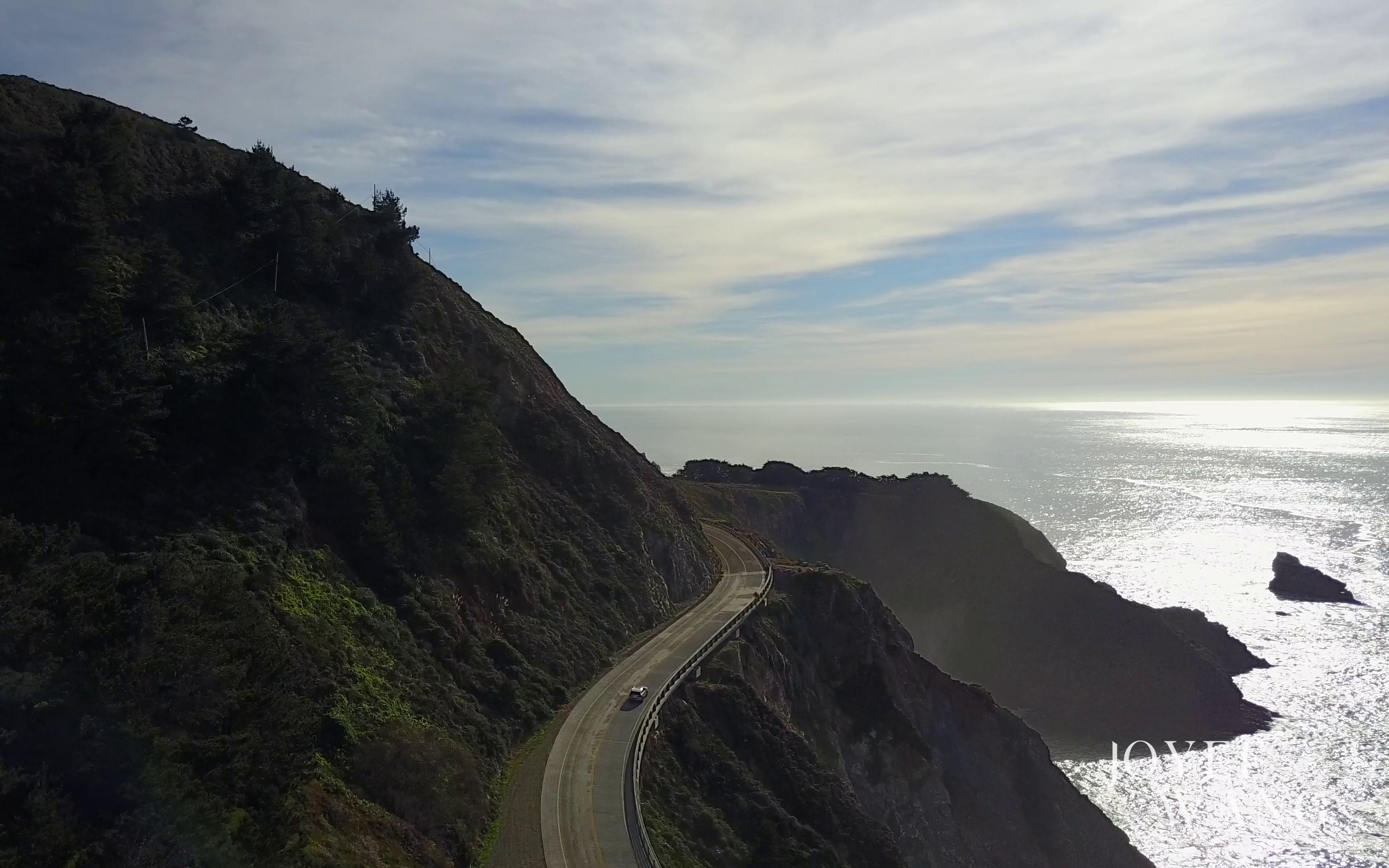 大疆无人机mavic美国加州旧金山1号公路自驾航拍